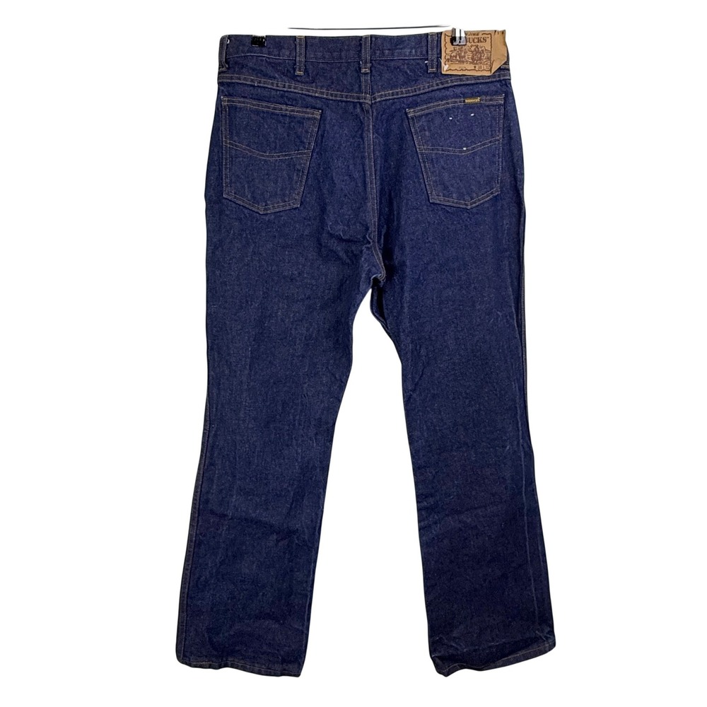 Vintage NEW 70s ROEBUCKS Sears RAW WESTERN COWBOY Jeans 38x32 YKK USA 50124